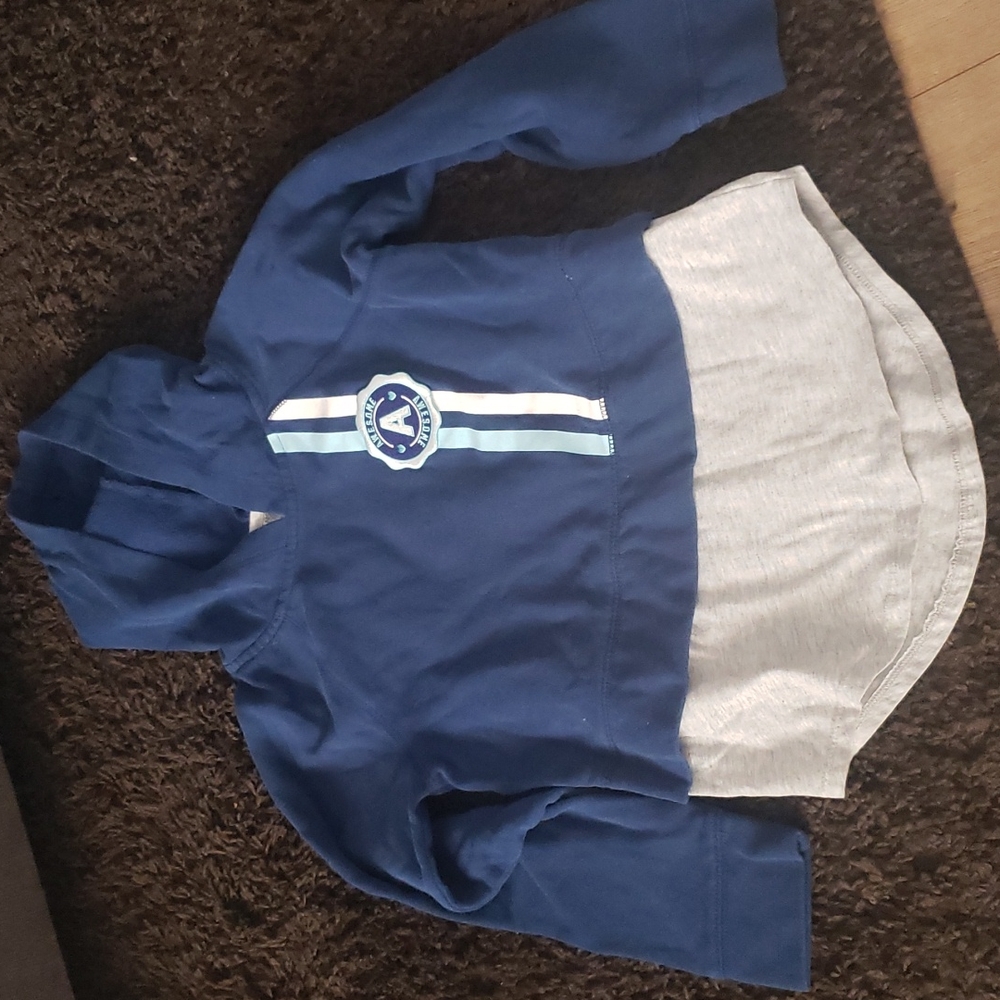 Danskin Blue and Gray Kids Hoodie